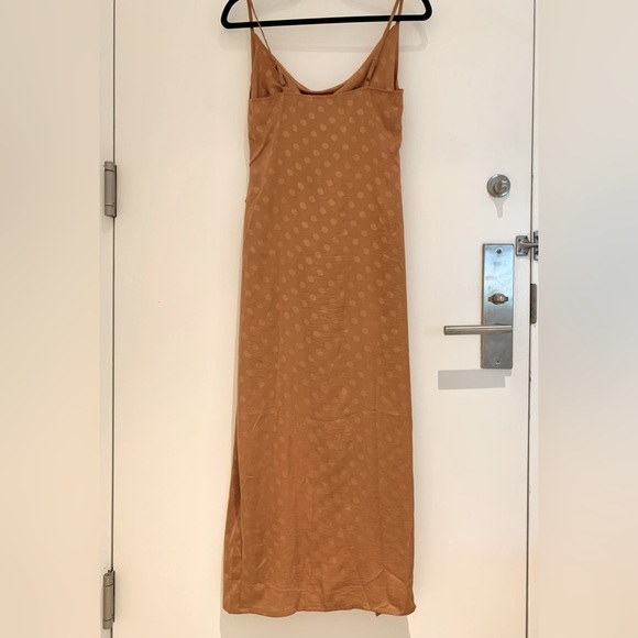 NWOT Nasty Gal Cowl Do You Do Polka Dot Dress - Picture 5 of 7